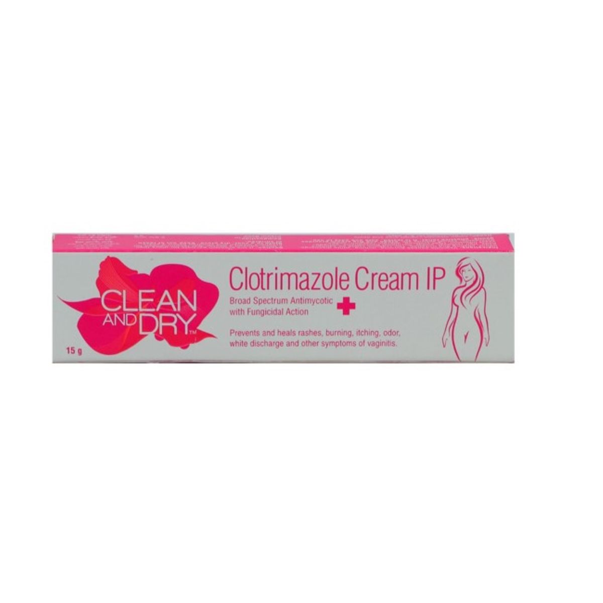 Clean And Dry Cream, 15 gm, Pack of 1 