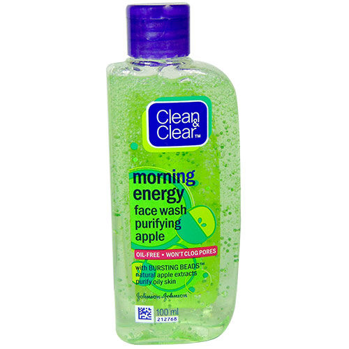 Buy Clean & Clear Morning Energy Purifying Apple Face Wash, 100 ml Online