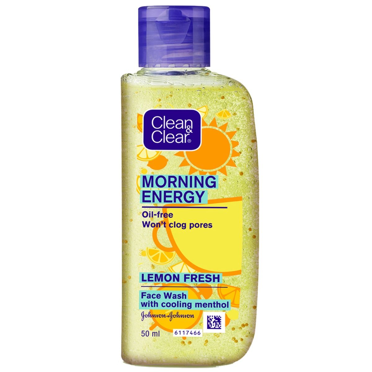Buy Clean & Clear Morning Energy Oil-Free Lemon Fresh Face Wash, 50 ml Online