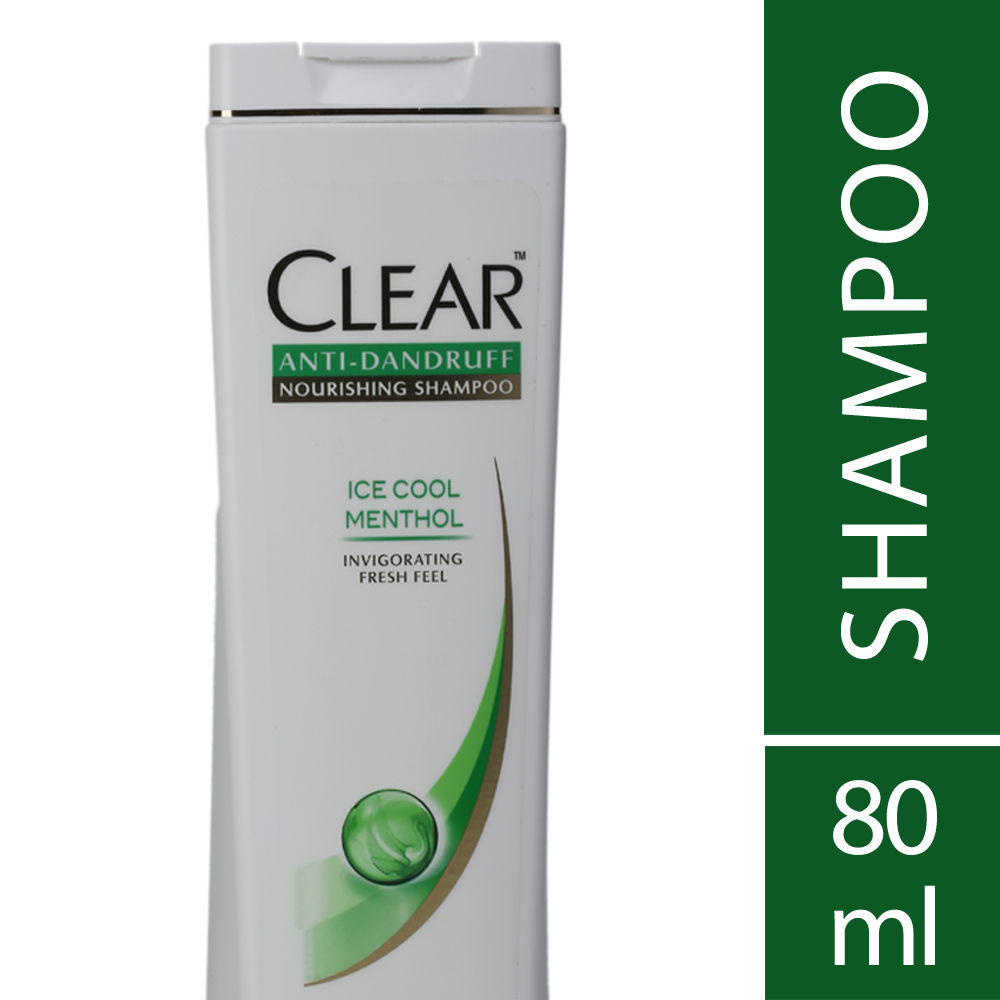 Buy Clear Ice Cool Menthol Anti-Dandruff Shampoo, 80 ml Online