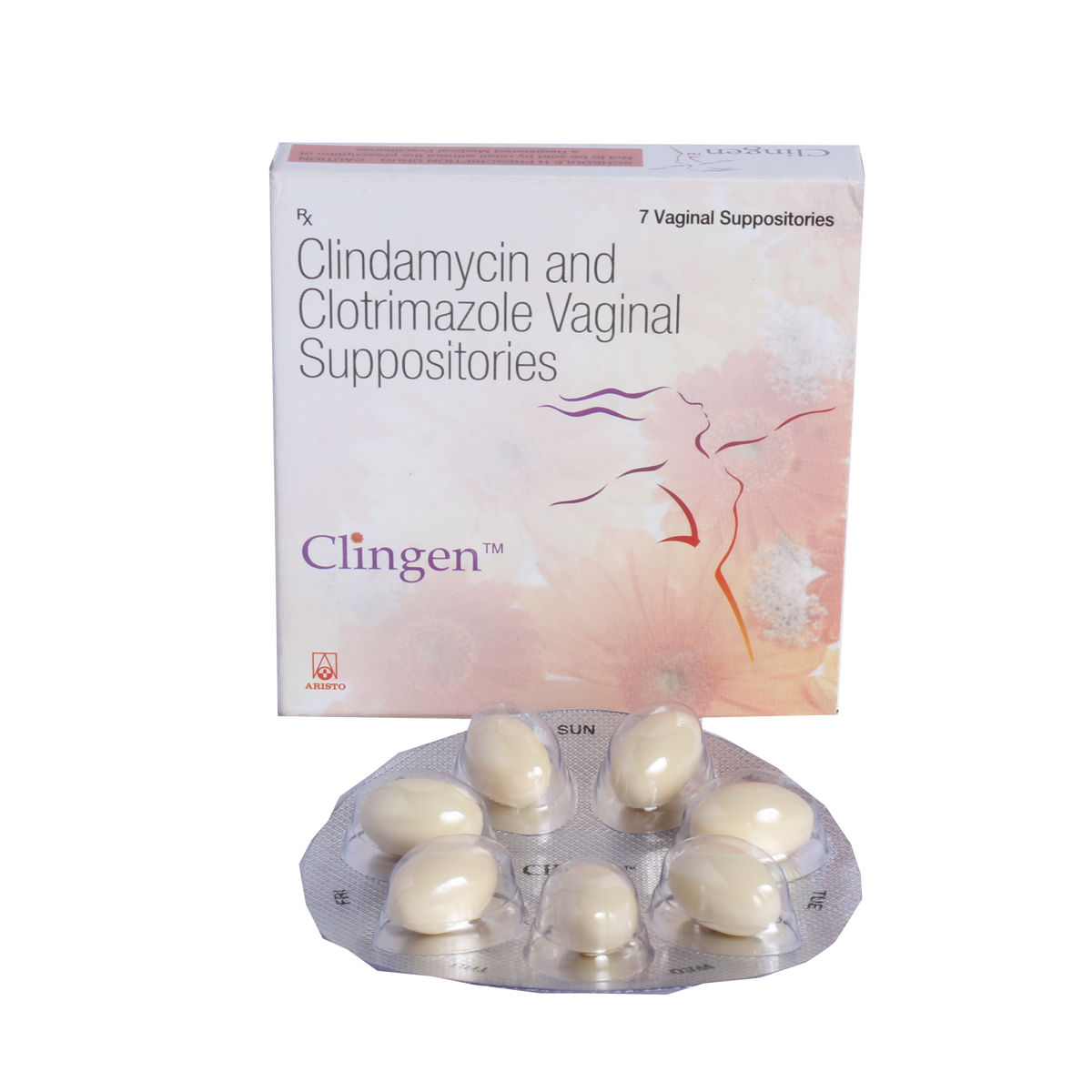 Clingen Vaginal Suppository 7's Price, Uses, Side Effects, Composition ...