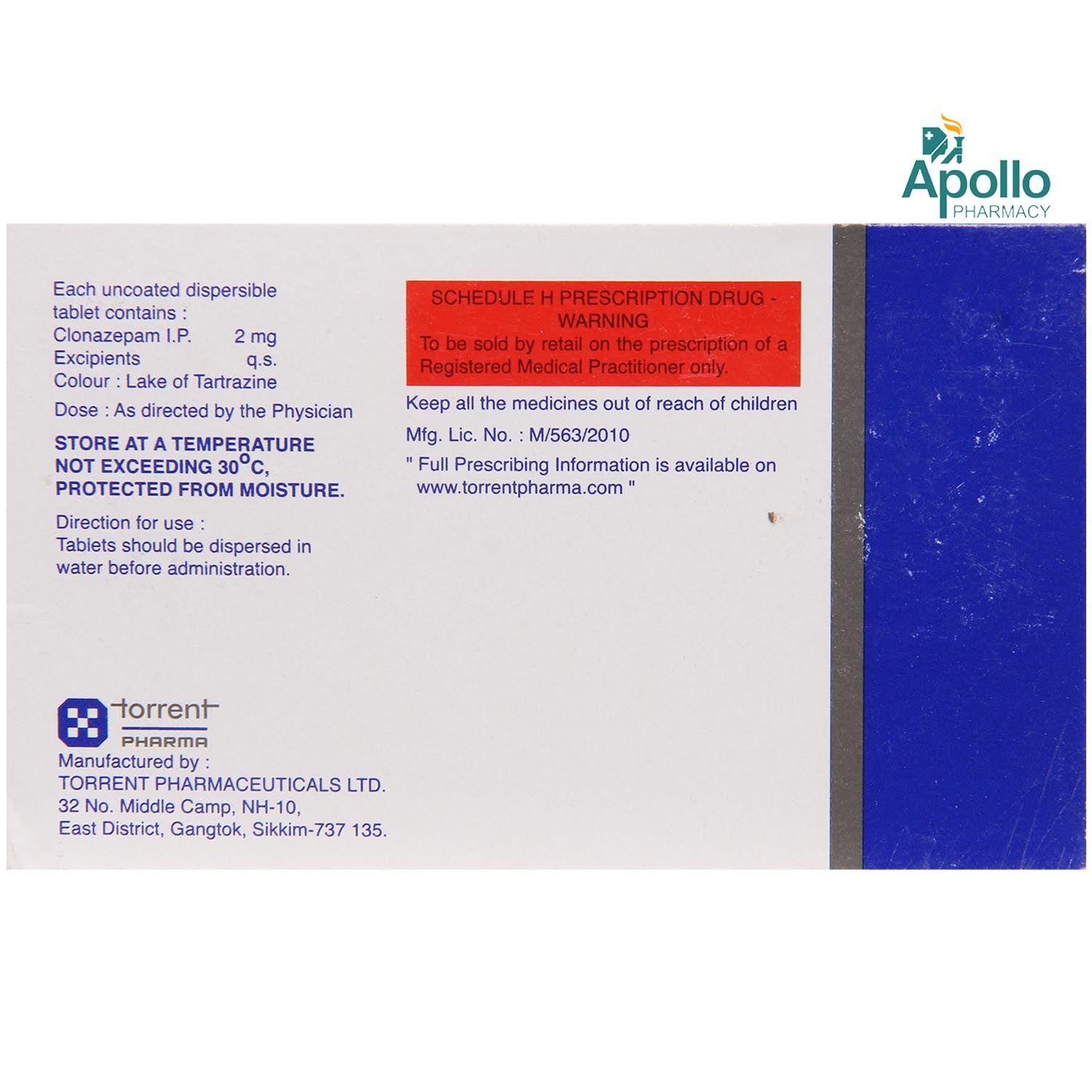CLONOTRIL 2MG TABLET Price, Uses, Side Effects, Composition - Apollo