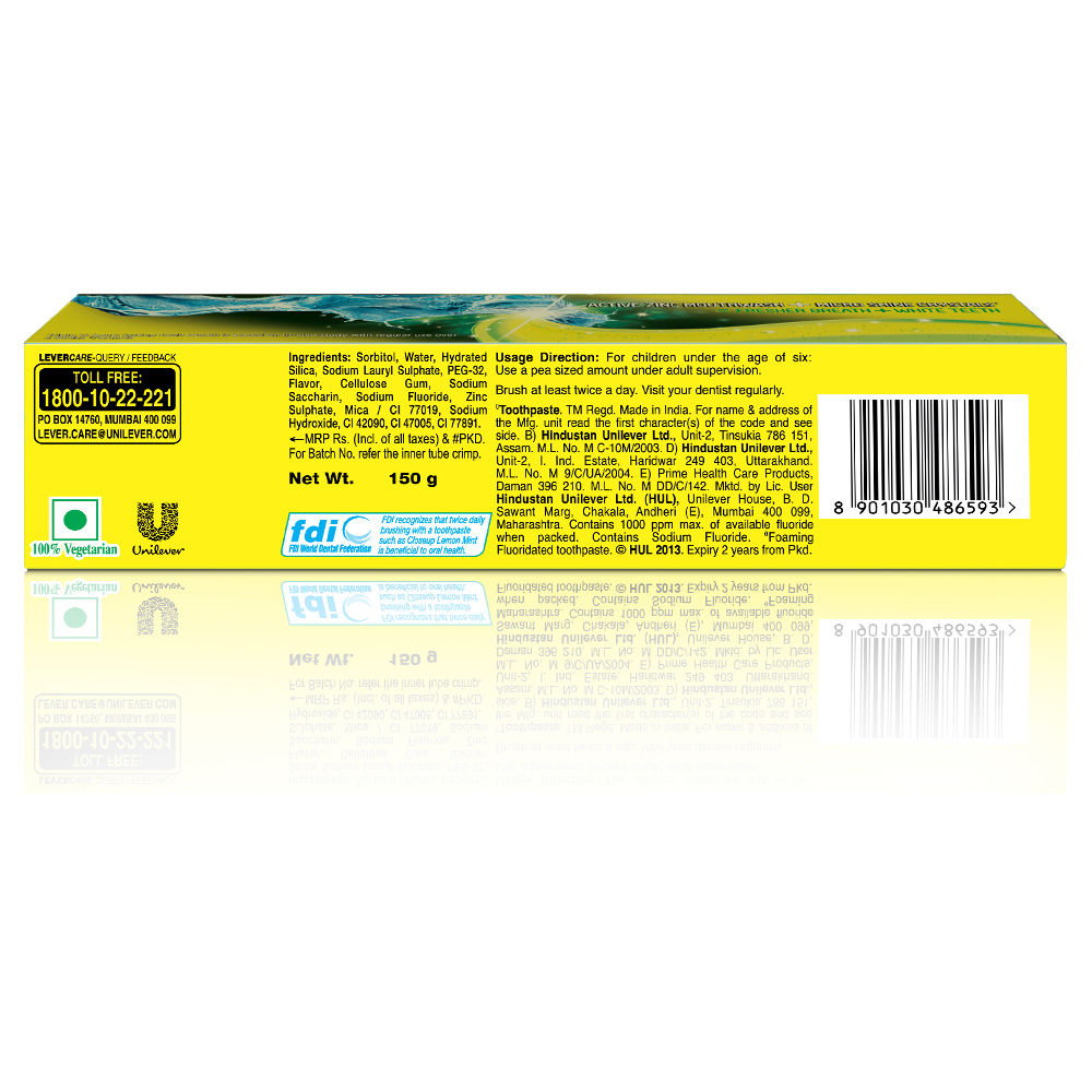 Closeup Deep Action Lemon Mint Gel Toothpaste, 150 gm Price, Uses, Side
