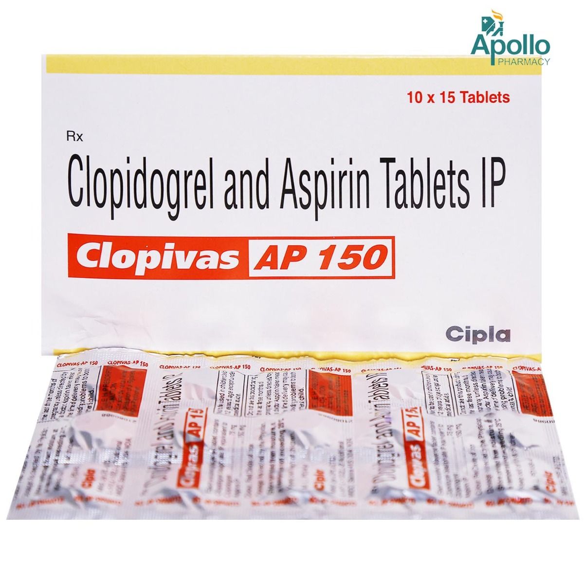 Clopivas Ap 150 Tablet 15 S Price Uses Side Effects Composition Apollo Pharmacy