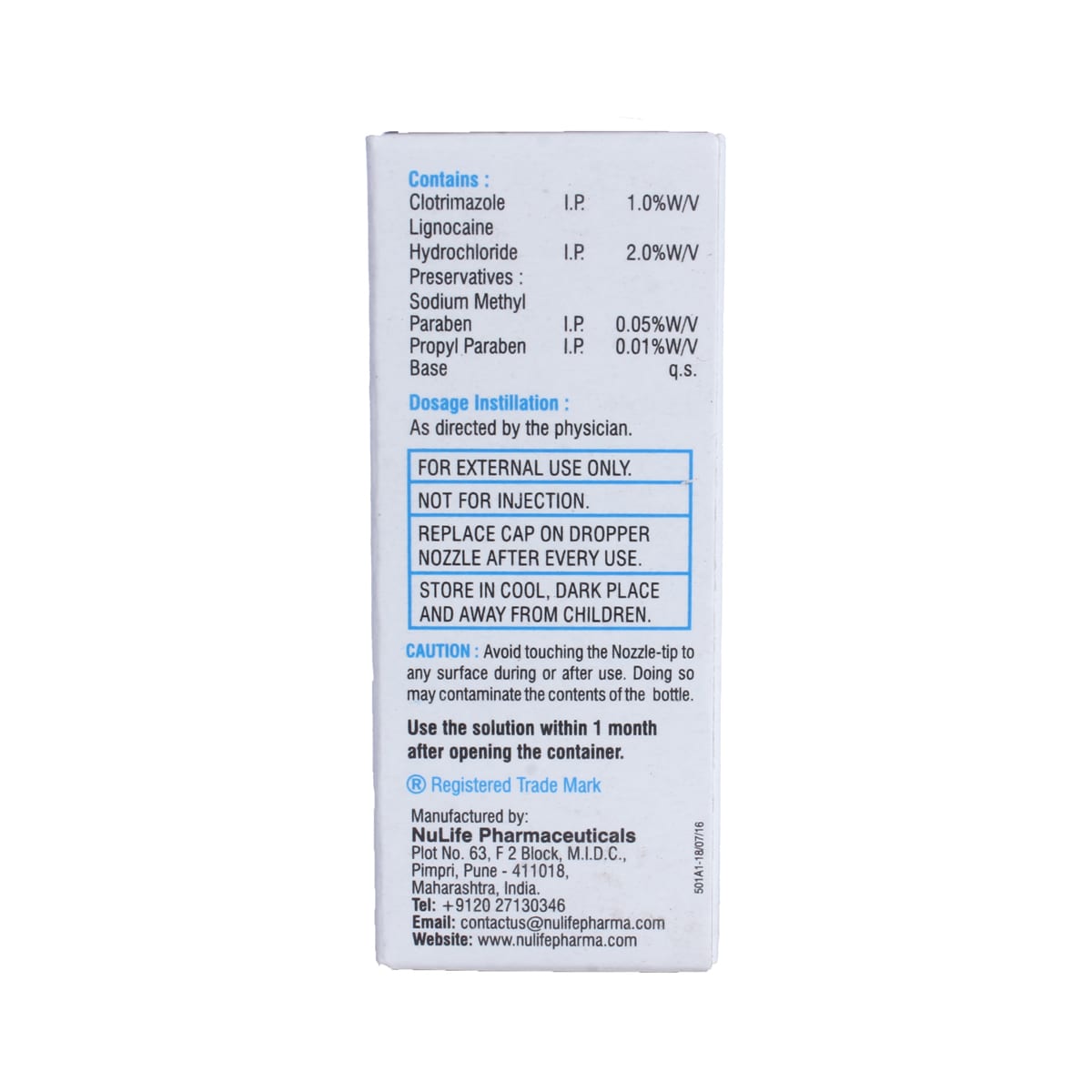 Clotrin Ear Drops 10 ml Price, Uses, Side Effects, Composition - Apollo ...