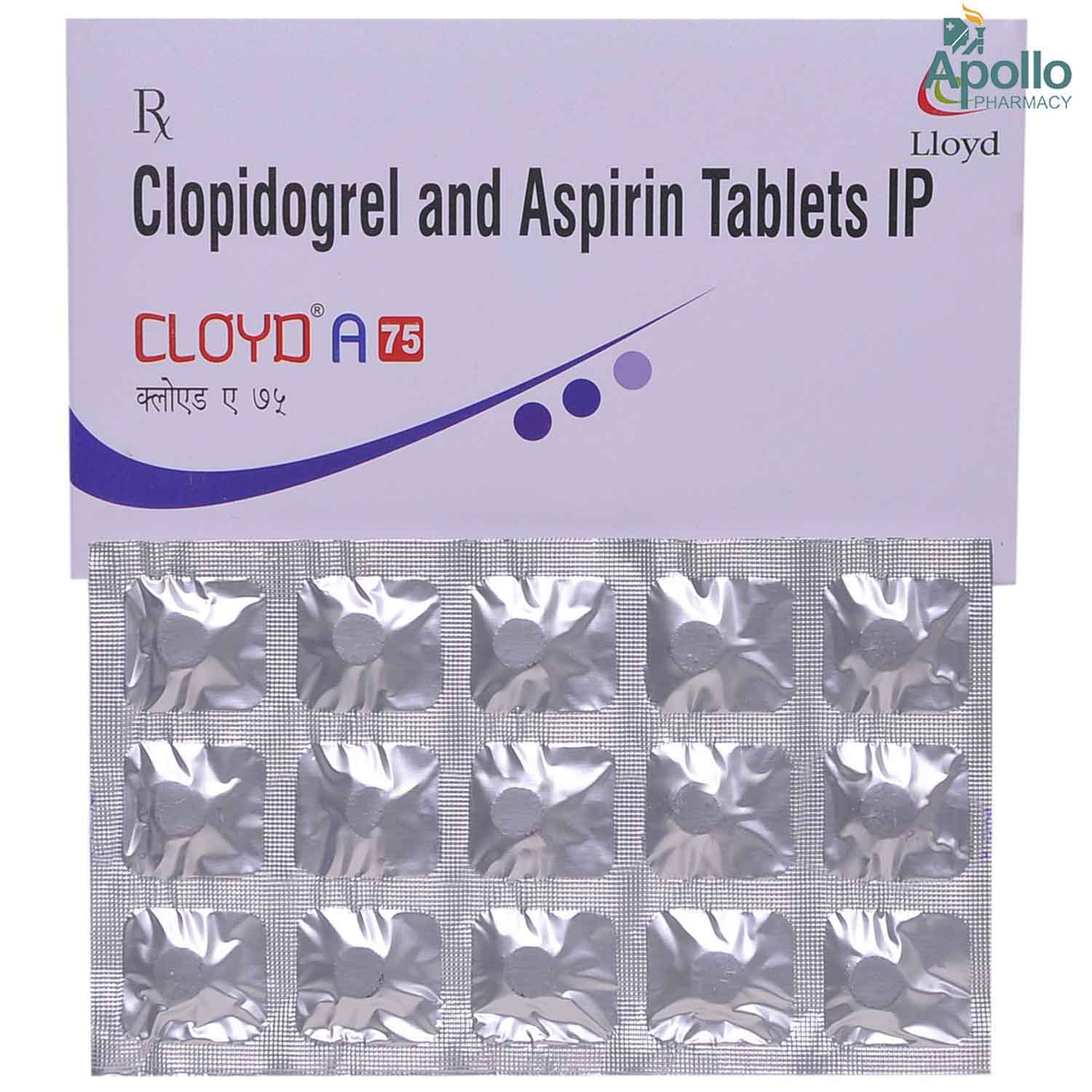 Cloyd A 75 Tablet 15's Price, Uses, Side Effects, Composition - Apollo ...