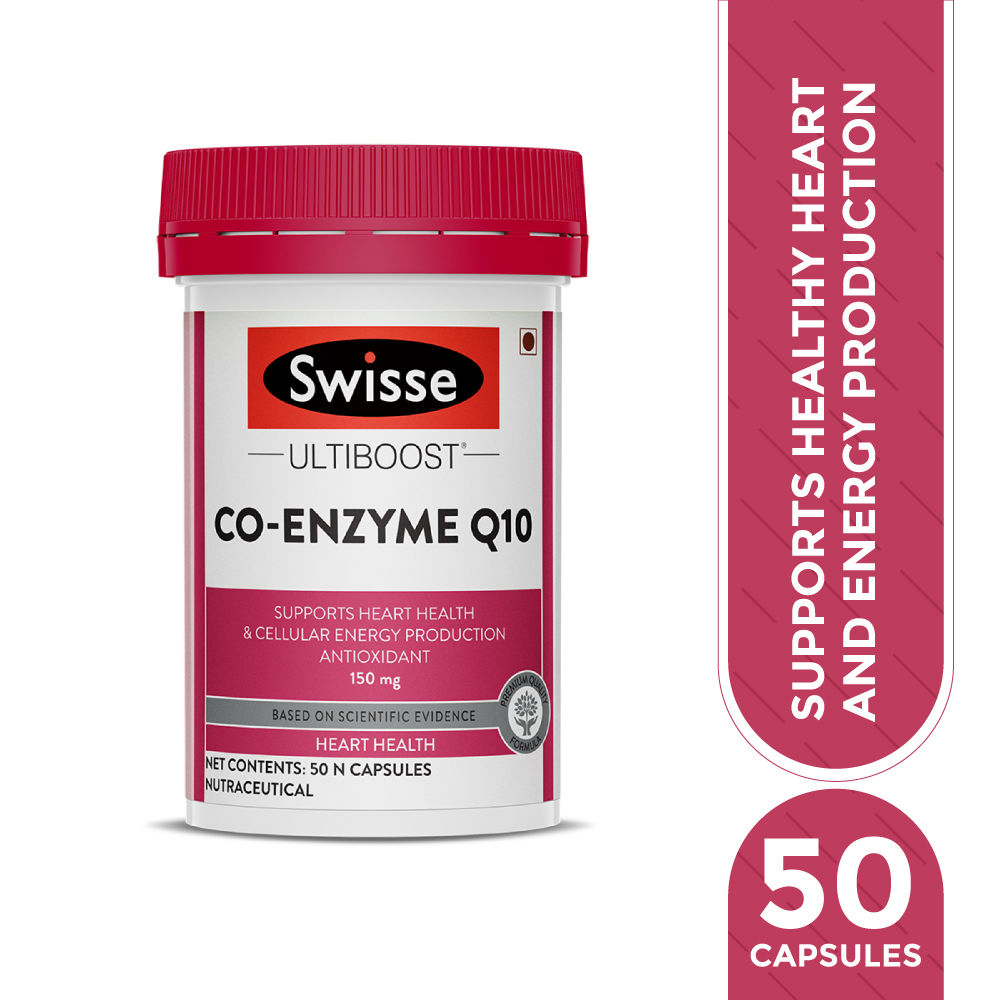 Buy Swisse Ultiboost Co-Enzyme Q10 150 mg , 50 Capsules Online
