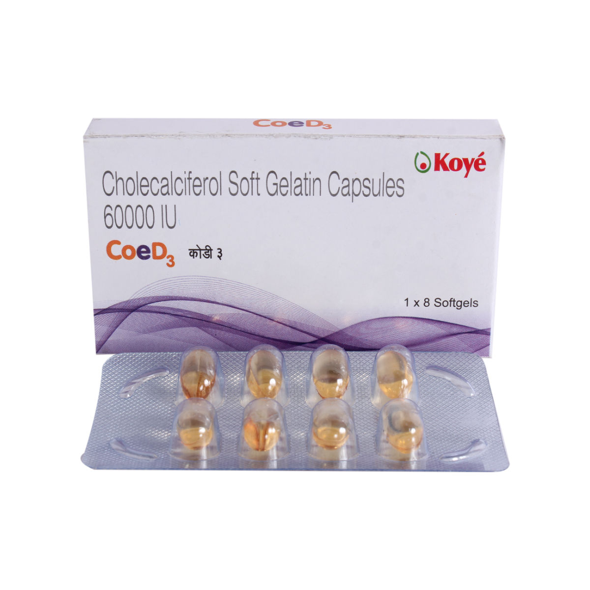 Coed 3 60K Softgel Capsule 8's, Pack of 8 CAPSULES