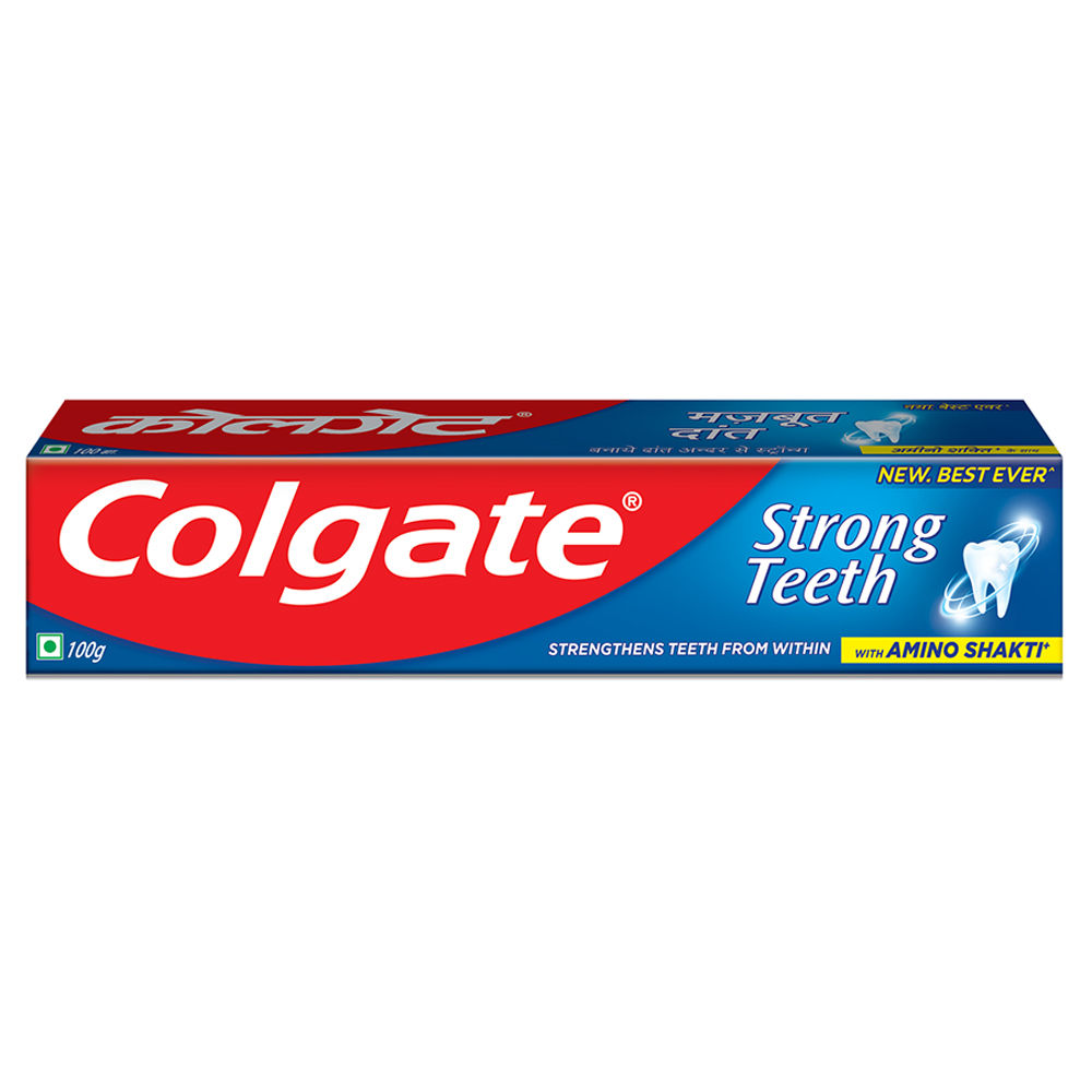Colgate Strong Teeth Amino Shakti Toothpaste, 100 gm, Pack of 1 
