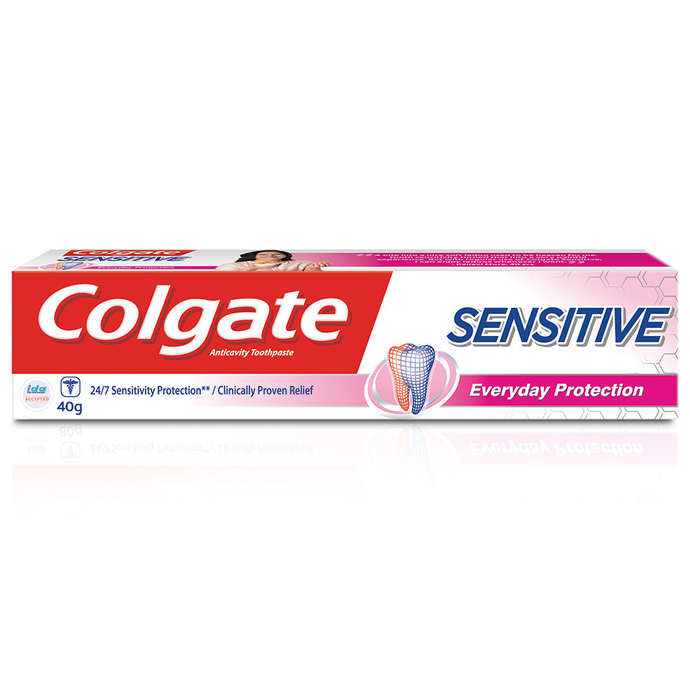 Colgate Sensitive Everyday Protection Toothpaste, 40 gm, Pack of 1 