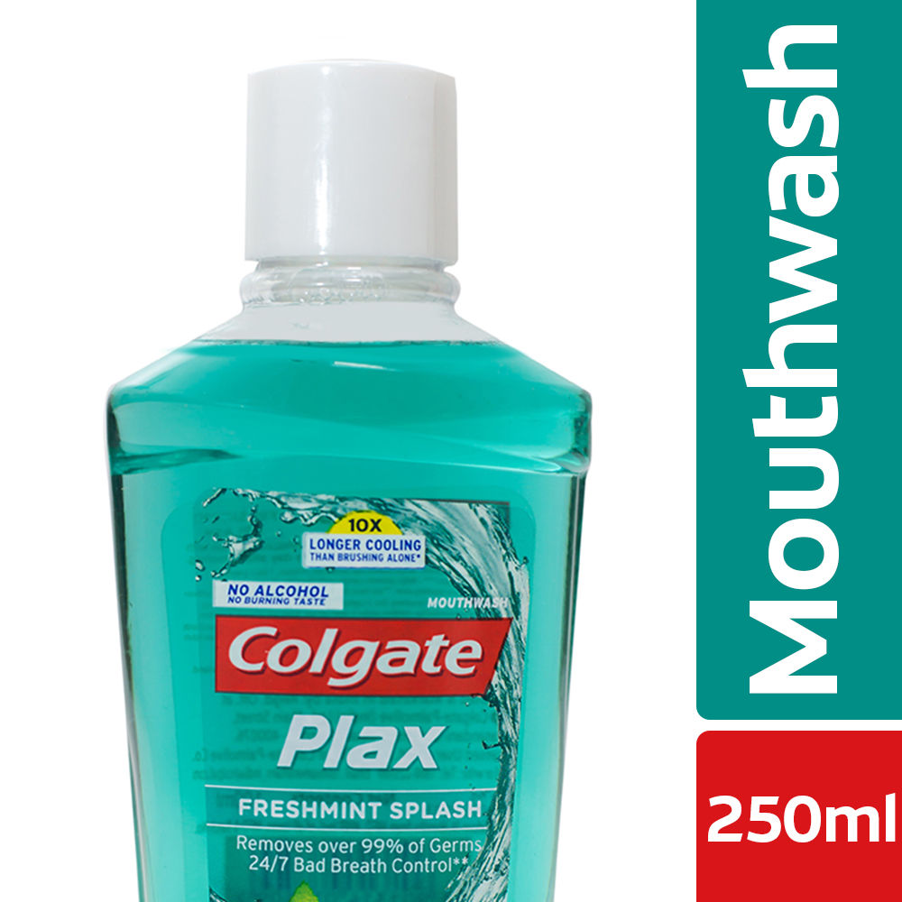 Colgate Plax Freshmint Splash Mouthwash, 250 ml, Pack of 1 