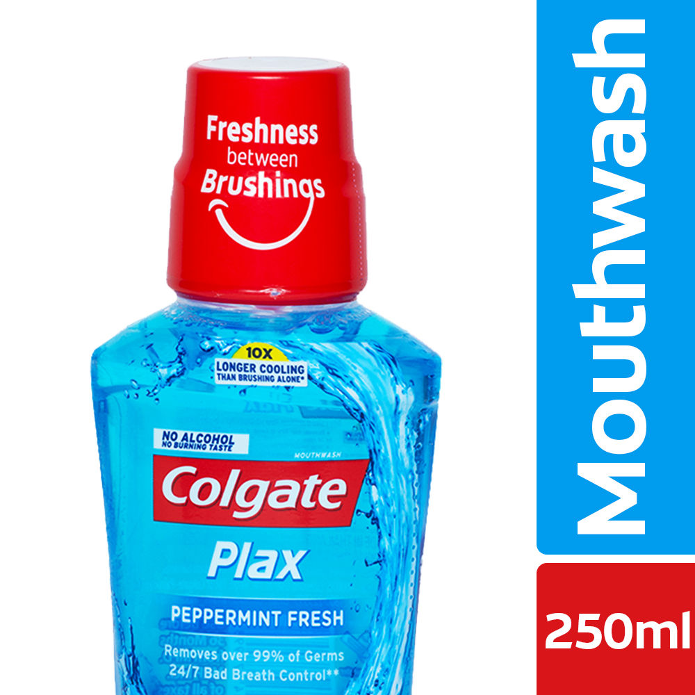 Colgate Plax Peppermint Fresh Mouthwash, 250 ml, Pack of 1 