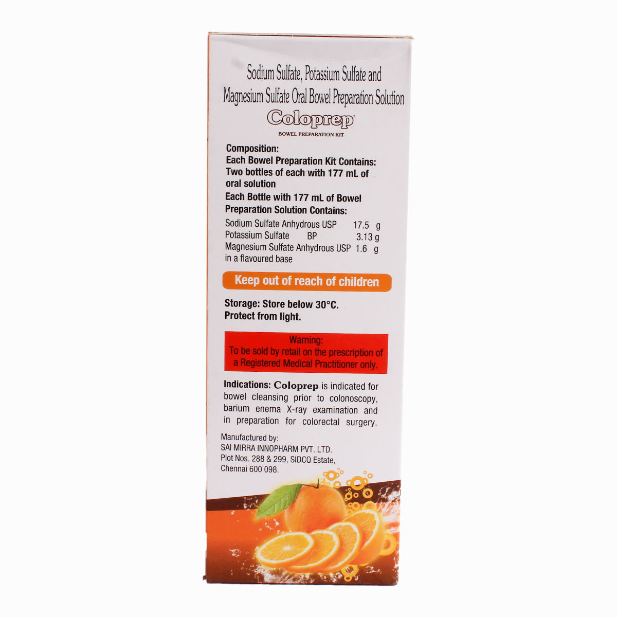 Coloprep Bowel Preparation Kit Delicious Orange Price, Uses, Side Effects, Composition Apollo
