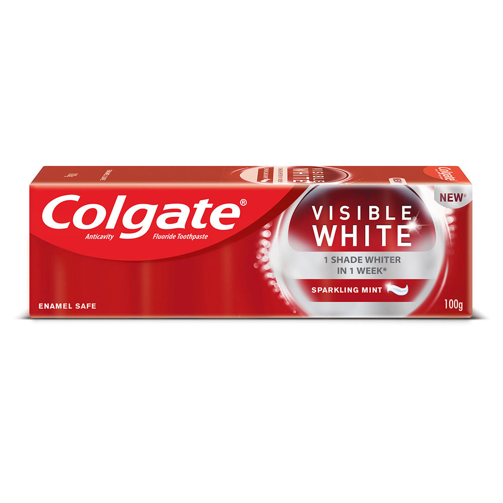 Buy Colgate Visible White Sparkling Mint Toothpaste, 100 gm Online