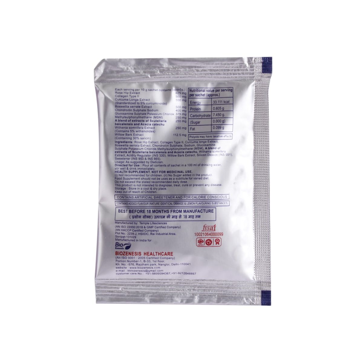 Collanxt Total Sachet 10 gm, Pack of 1 
