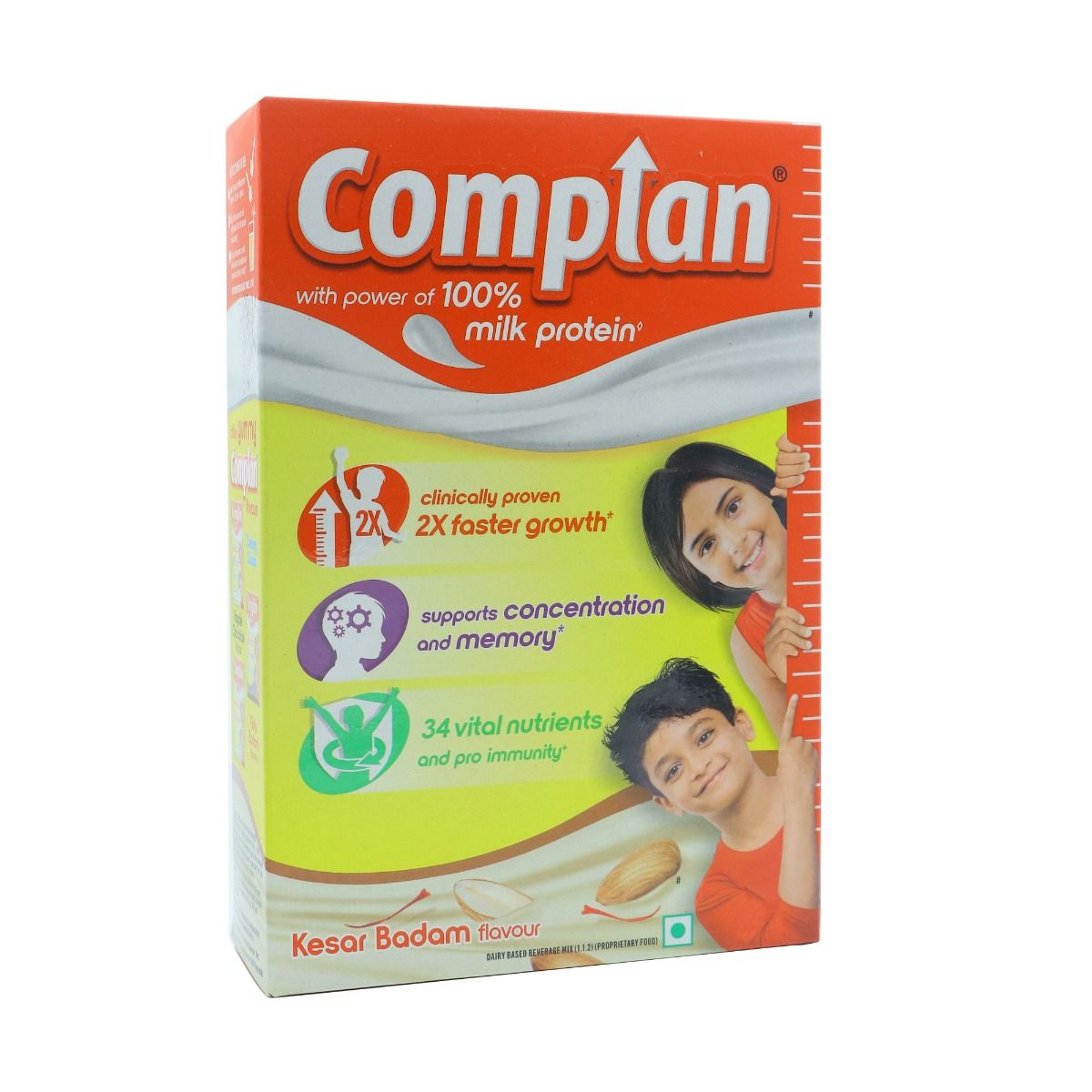 Buy Complan Kesar Badam Flavoured Health & Nutrition Drink, 500 gm Refill Pack Online