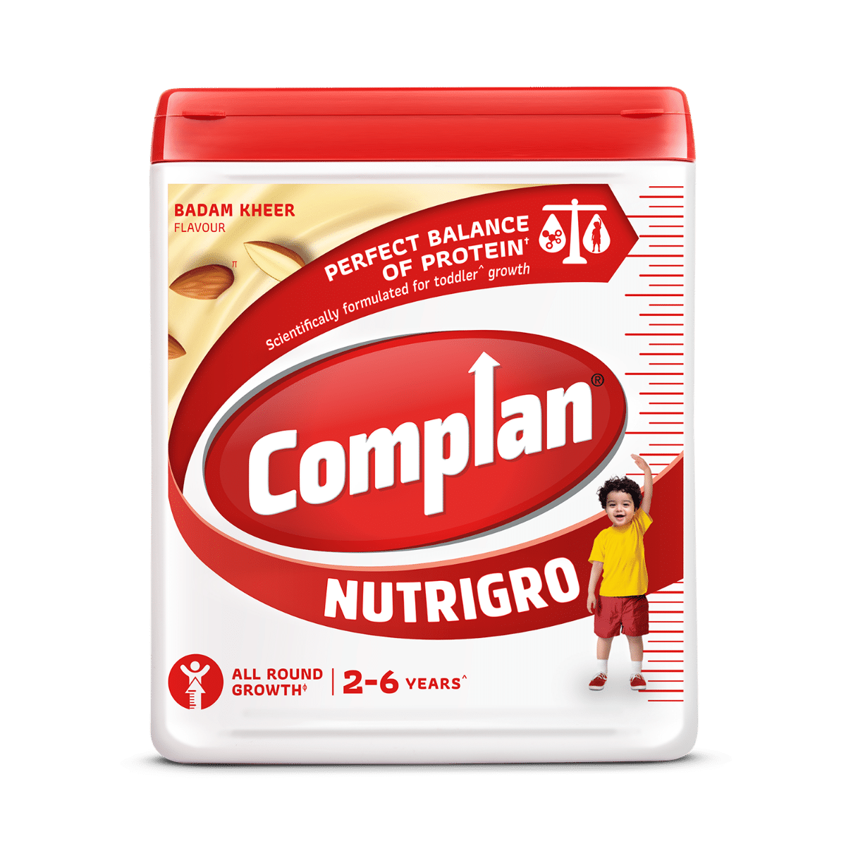 Buy Complan Nutrigro Badam Kheer Flavour Nutrition Drink Powder, 400 gm Jar Online