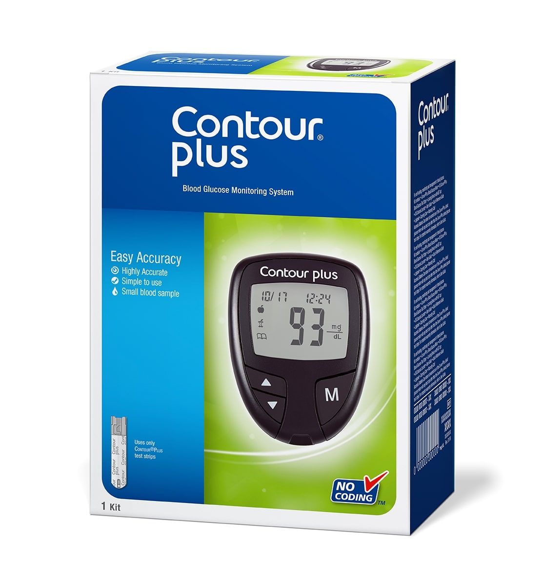 Buy Contour Plus Blood Glucose Monitor with Test Strips, 50's Online