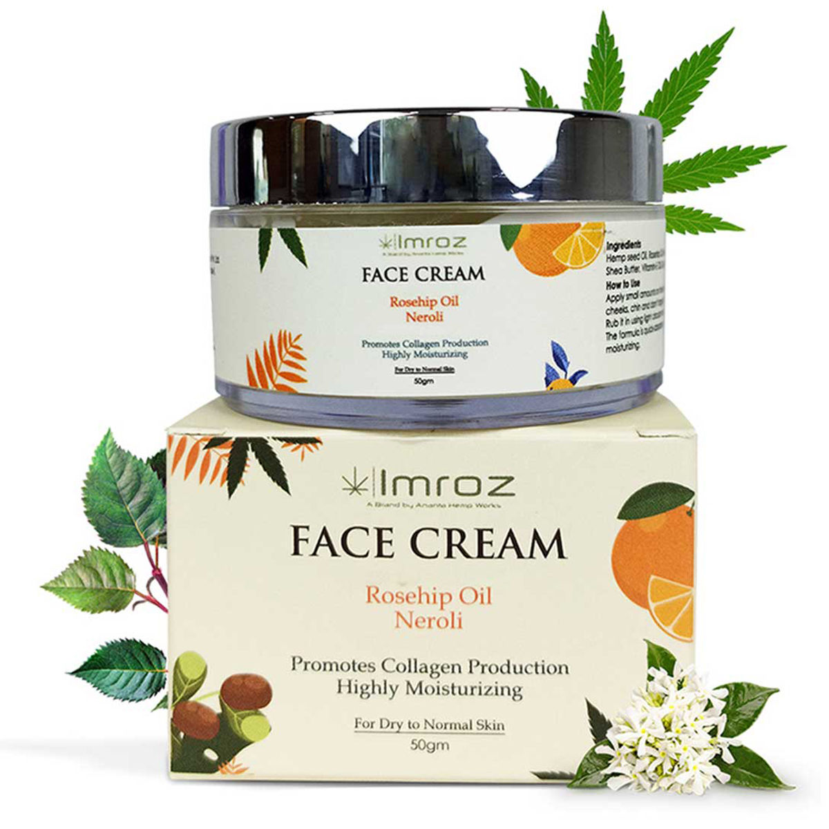 Ananta Hemp Imroz Rosehip Oil Neroli Face Cream, 50 gm Price, Uses