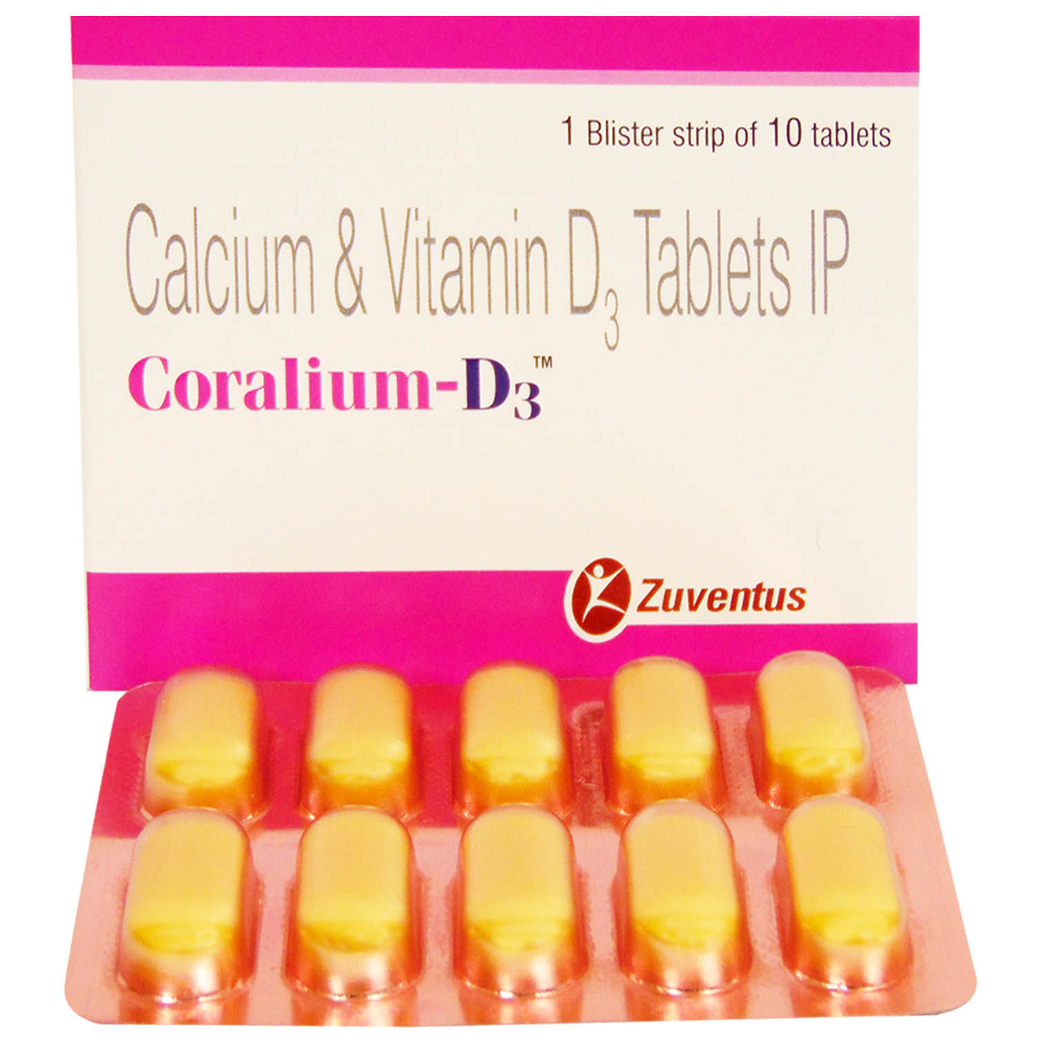 Coralium D3 Tablet 10's Price, Uses, Side Effects, Composition Apollo