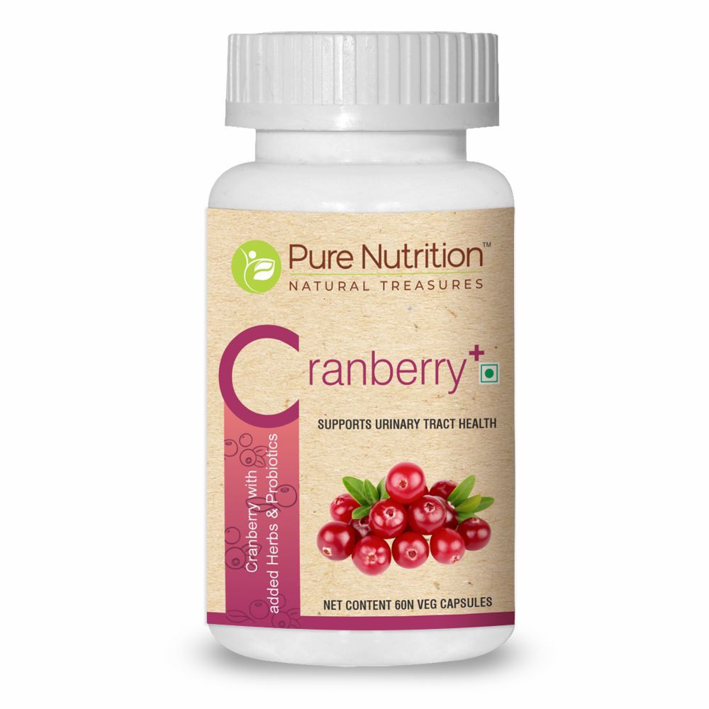 Pure Nutrition Cranberry Plus 620 mg, 60 Capsules, Pack of 1 