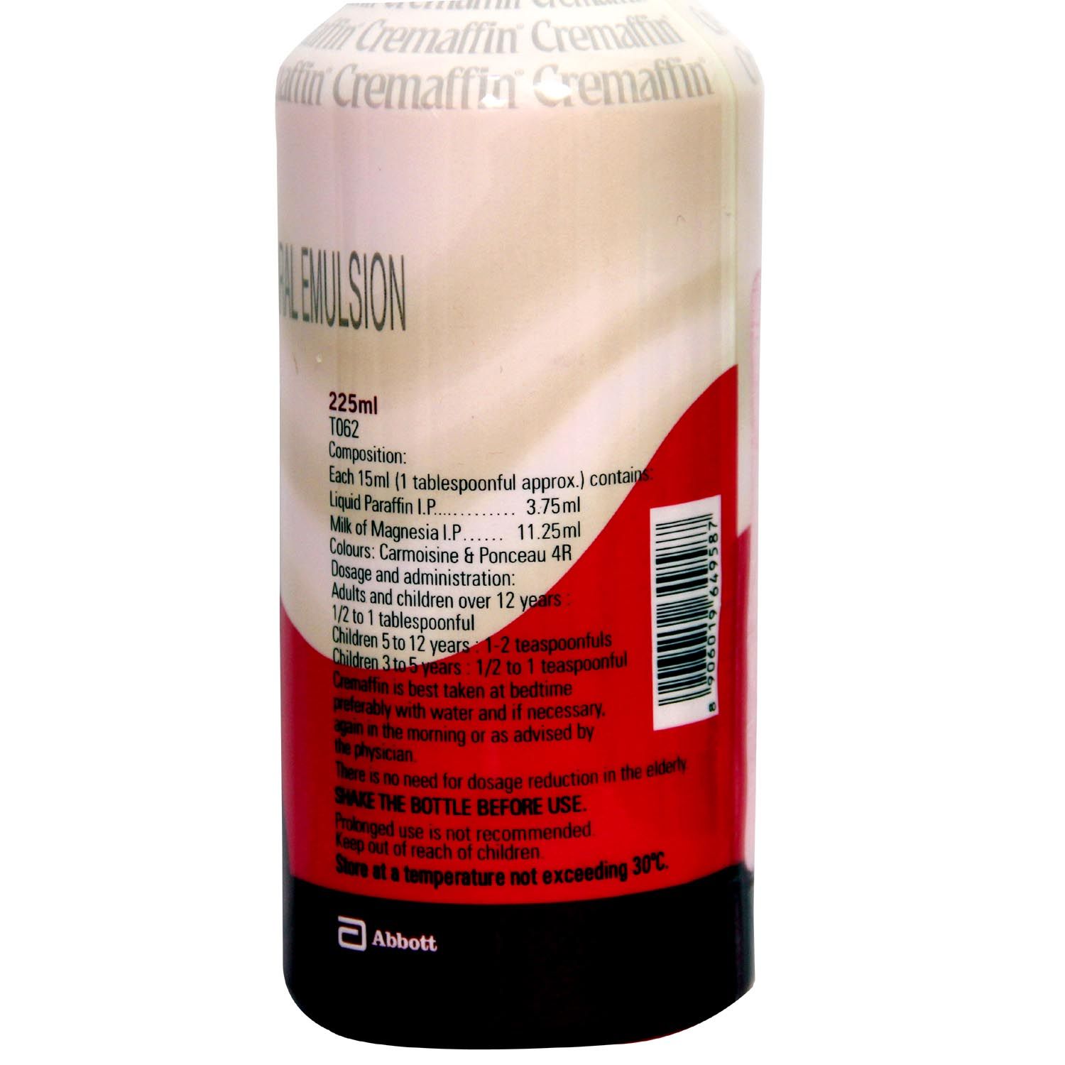Cremaffin Mixed Fruit Sugar Free Liquid 225 ml Price, Uses, Side