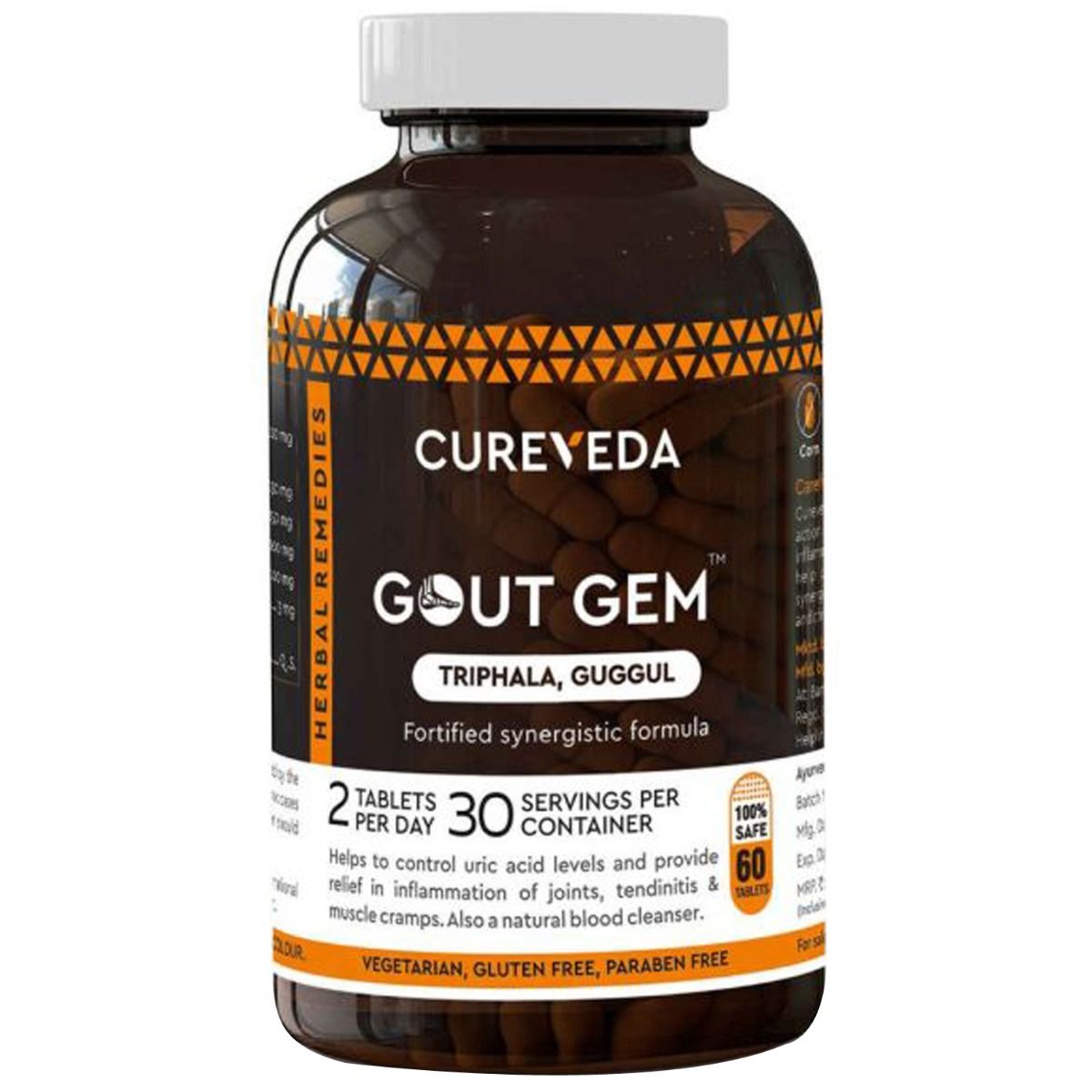 Buy Cureveda Gout Gem, 60 Tablets Online