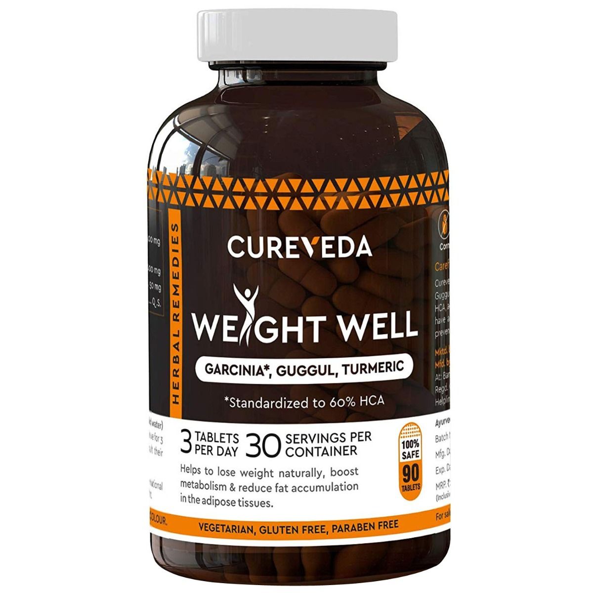 Buy Cureveda Weight Well, 90 Tablets Online