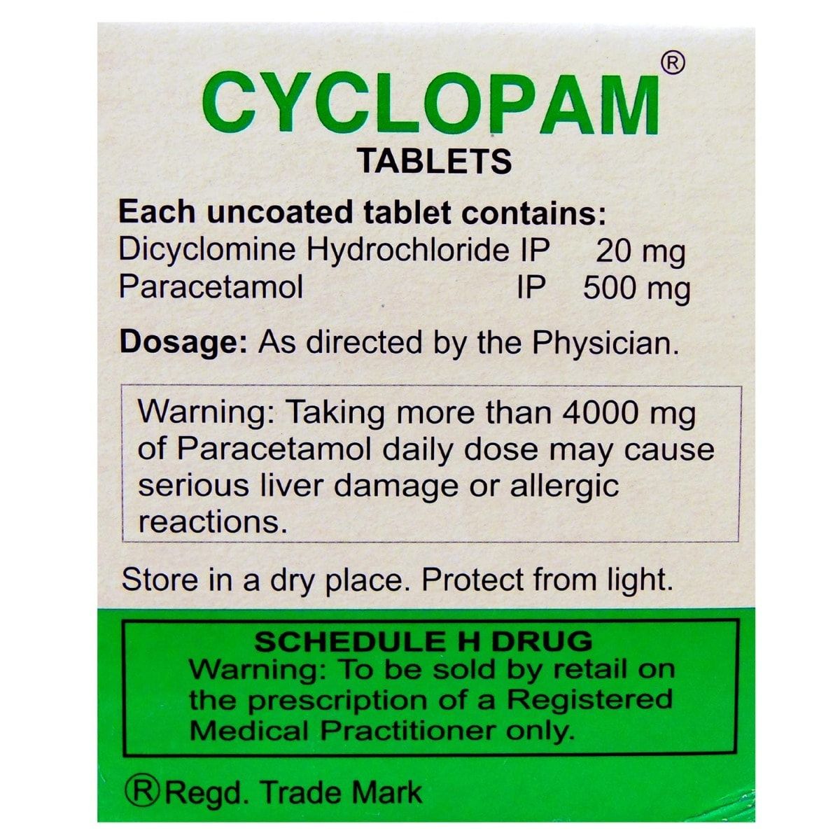 Cyclopam Tablet 10's Price, Uses, Side Effects, Composition Apollo Pharmacy