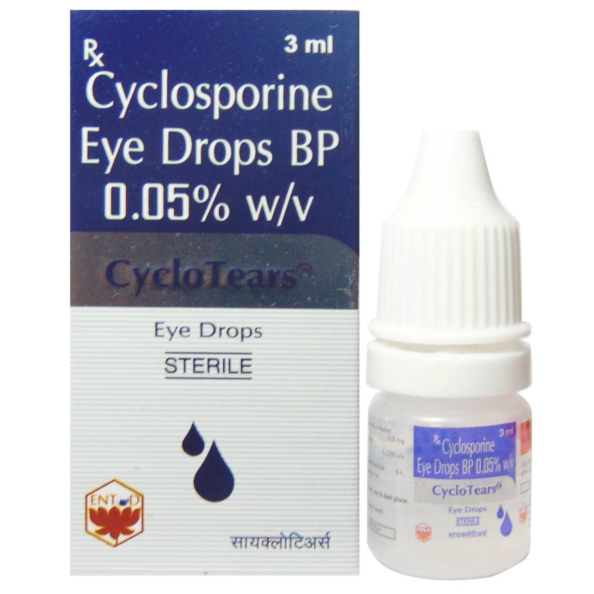 CYCLO TEARS EYE DROPS 3ML Price, Uses, Side Effects, Composition ...