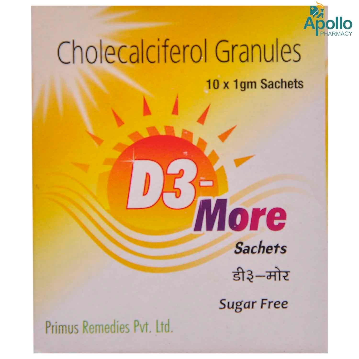 D3 More Sachets Price, Uses, Side Effects, Composition Apollo Pharmacy