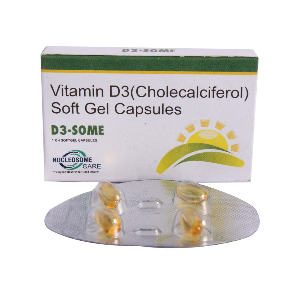 D3Some 60K Softgel Capsule 4's Price, Uses, Side Effects, Composition