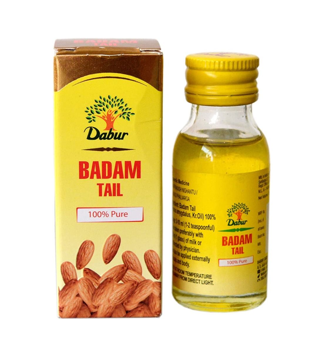 Buy Dabur Badam Tail, 25 ml Online