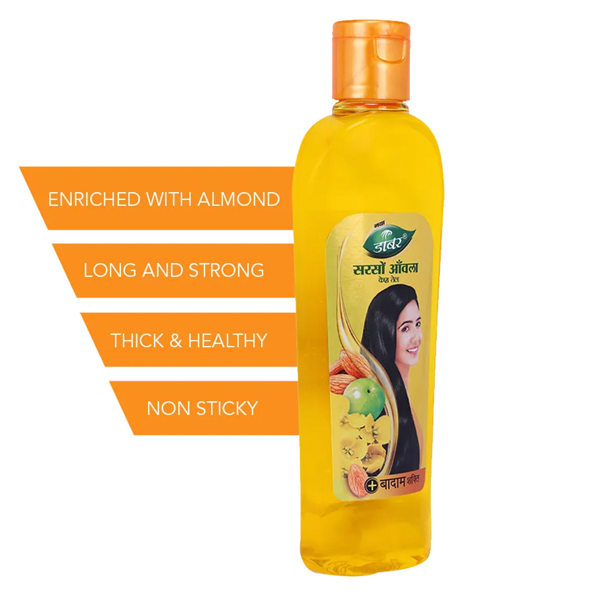 Dabur Sarson Amla Hair Oil, 80 ml, Pack of 1 