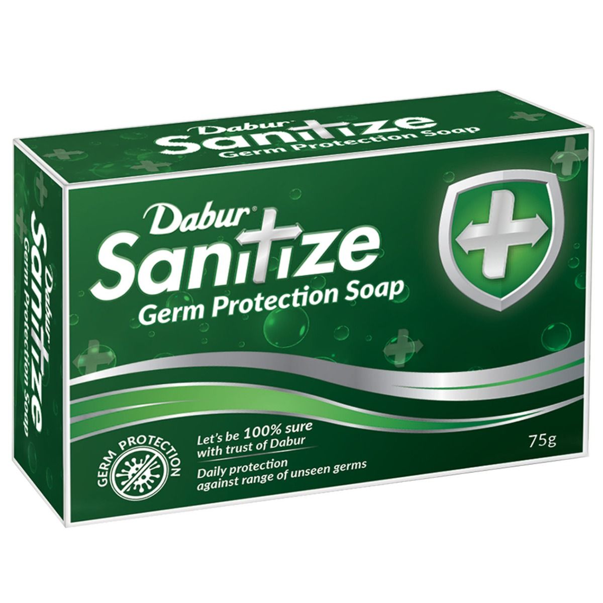 Dabur Sanitize Germ Protection Soap, 75 gm, Pack of 1 