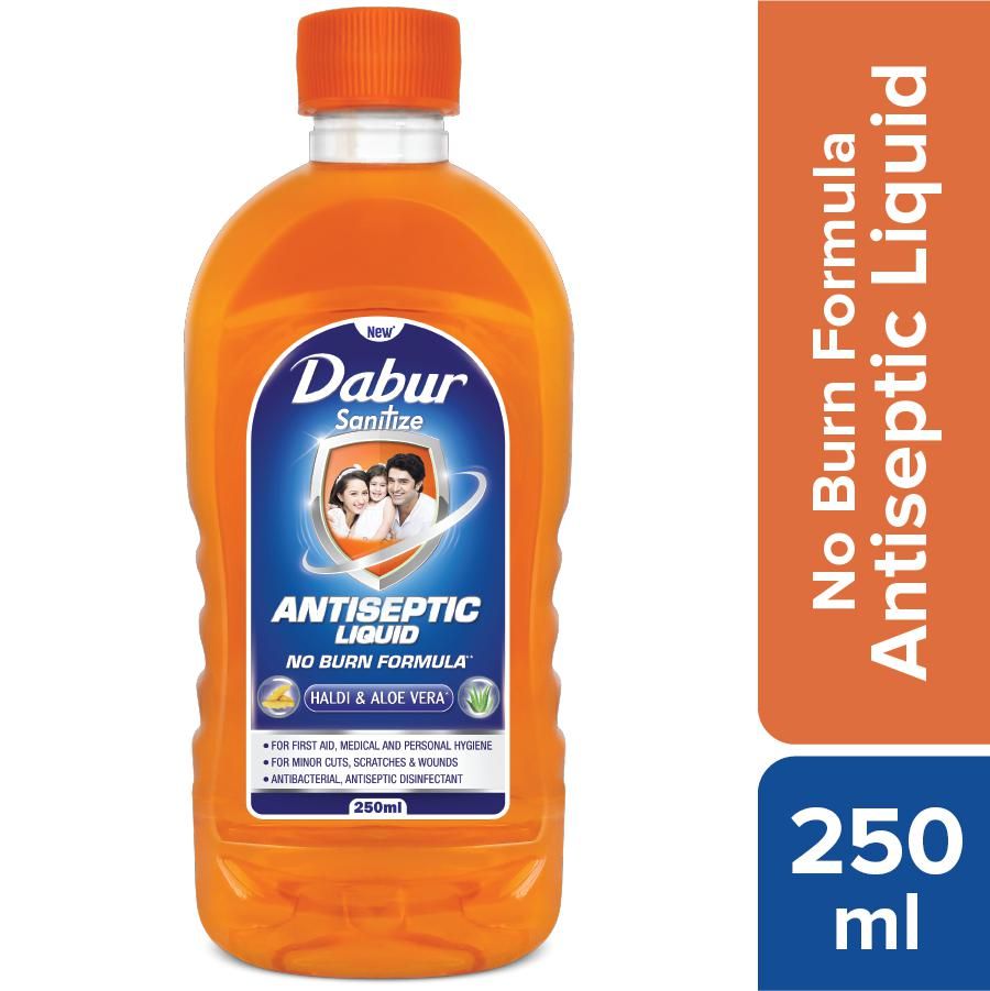 Dabur Sanitize Antiseptic Liquid, 250 ml, Pack of 1 