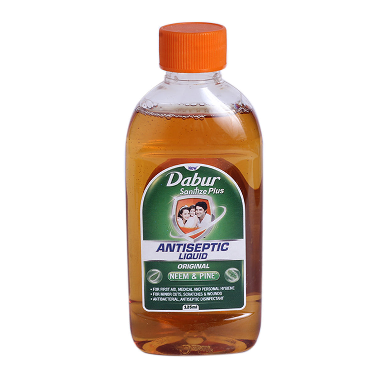 Dabur Sanitize Plus Antiseptic Liquid, 125 ml, Pack of 1 