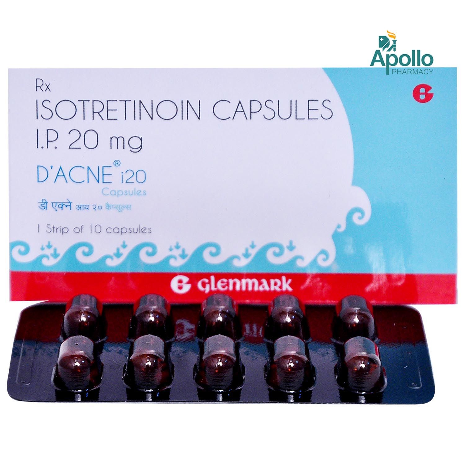 D ACNE I 20MG CAPSULE Price, Uses, Side Effects, Composition - Apollo ...