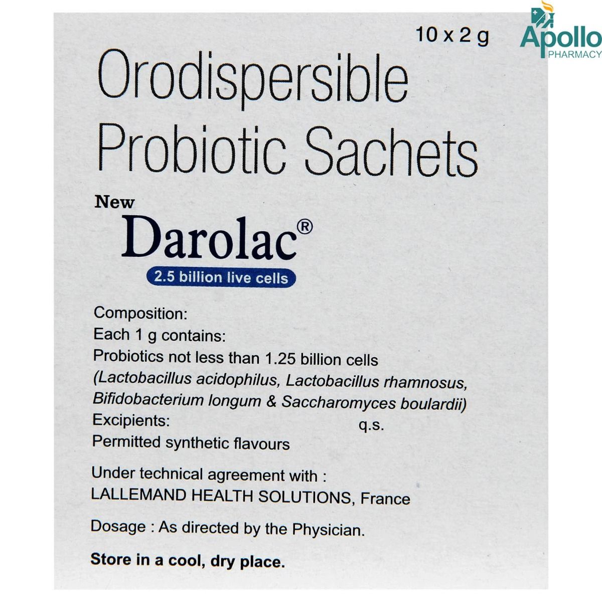 Darolac Sachet 2 gm Price, Uses, Side Effects, Composition Apollo