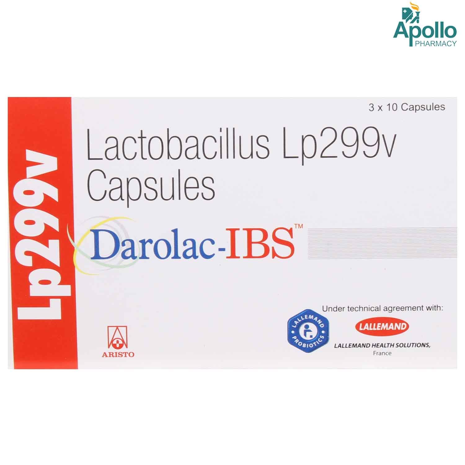 Darolac IBS Capsule 10's Price, Uses, Side Effects, Composition