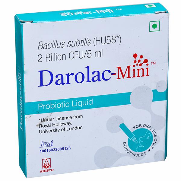 DarolacMini Liquid (6 x 5 ml) Price, Uses, Side Effects, Composition