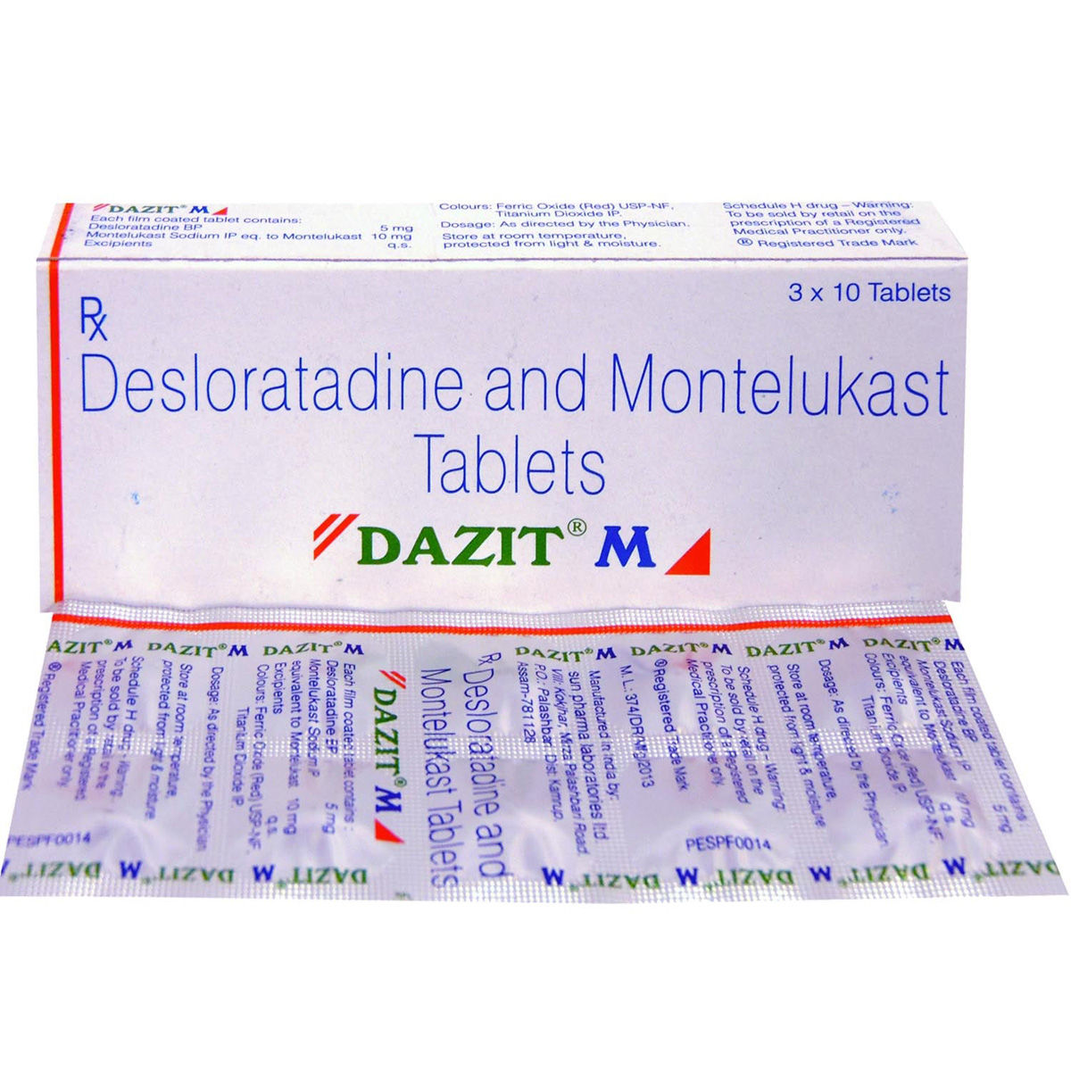 Dazit M Tablet 10's Price, Uses, Side Effects, Composition ...