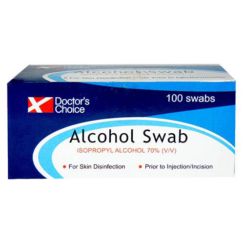 Buy Doctor's Choice Alcohol Swabs, 100 Count Online