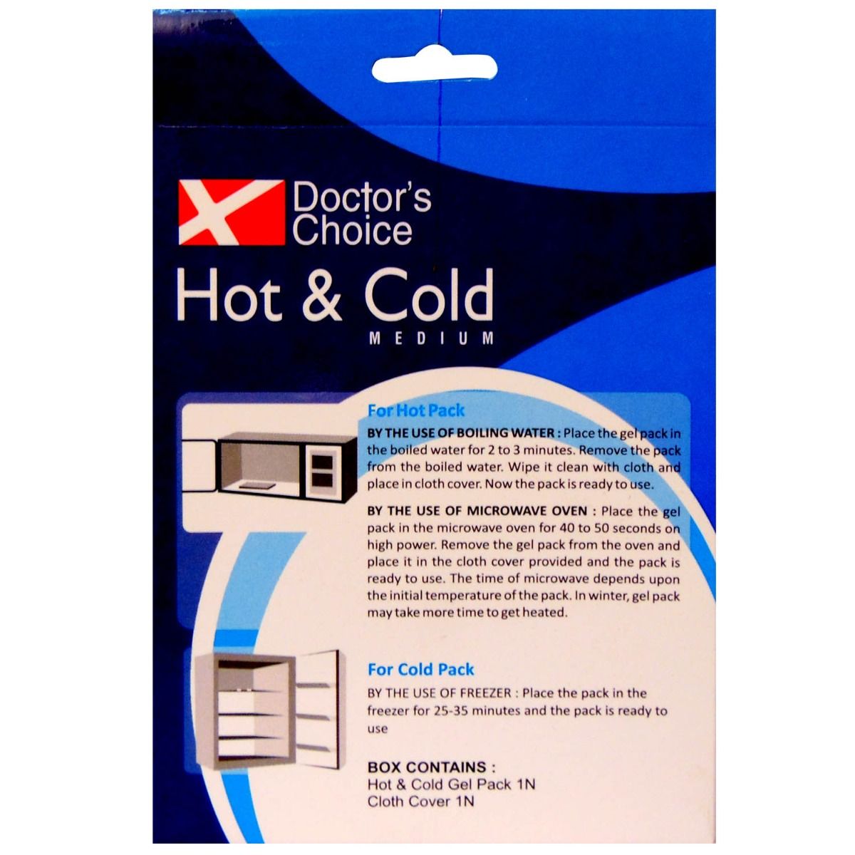 Doctor's Choice Hot & Cold Gel Pack Medium, 1 Count, Pack of 1 