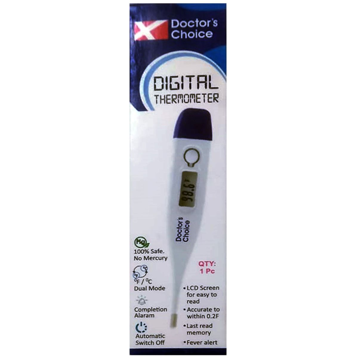 Buy Doctor's Choice Digital Thermometer, 1 Count Online