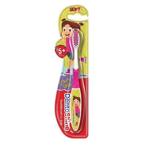 Buy Dentoshine Comfy Grip Kids Toothbrush 5+ Years, 1 Count Online