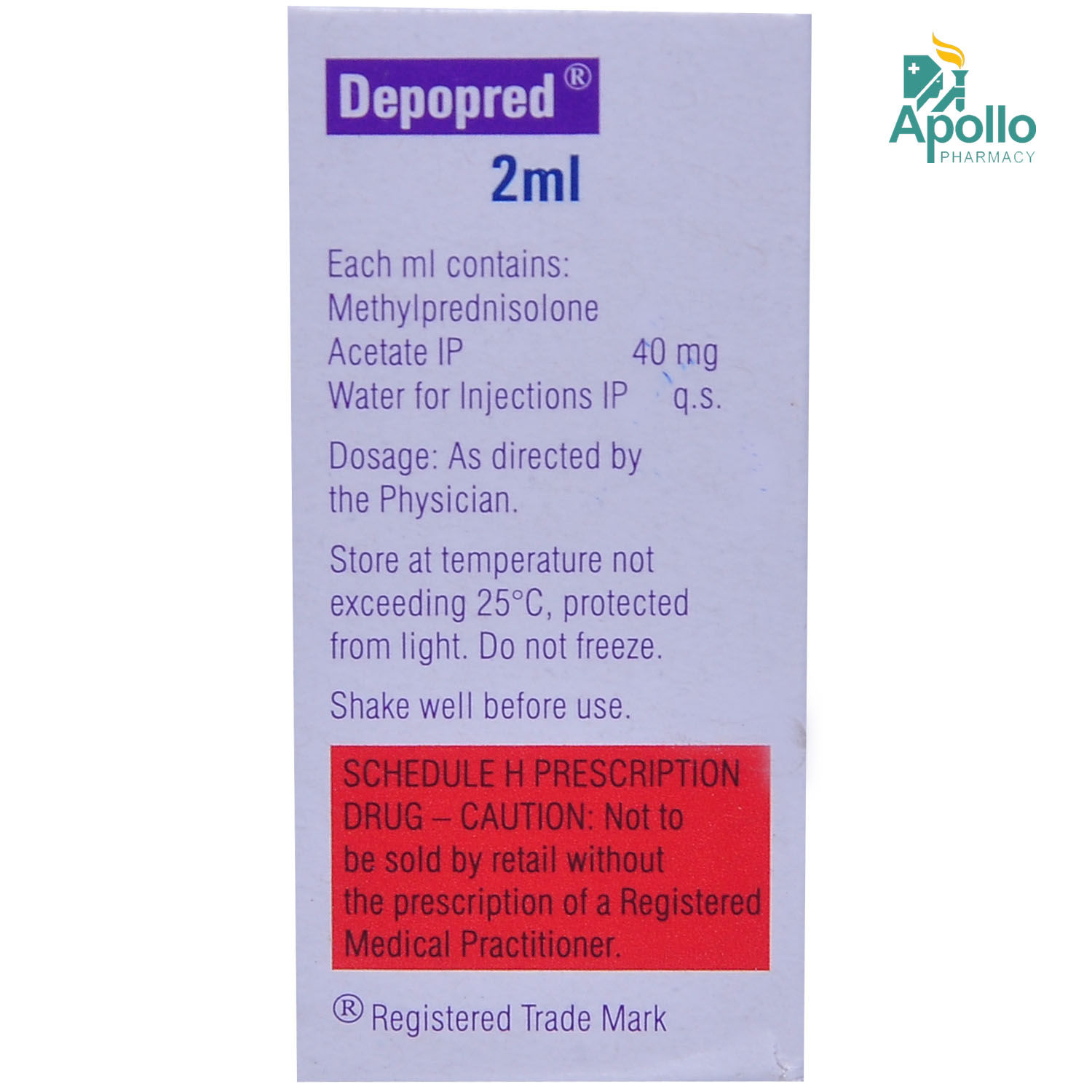 Depopred 40 Injection 2 ml Price, Uses, Side Effects, Composition