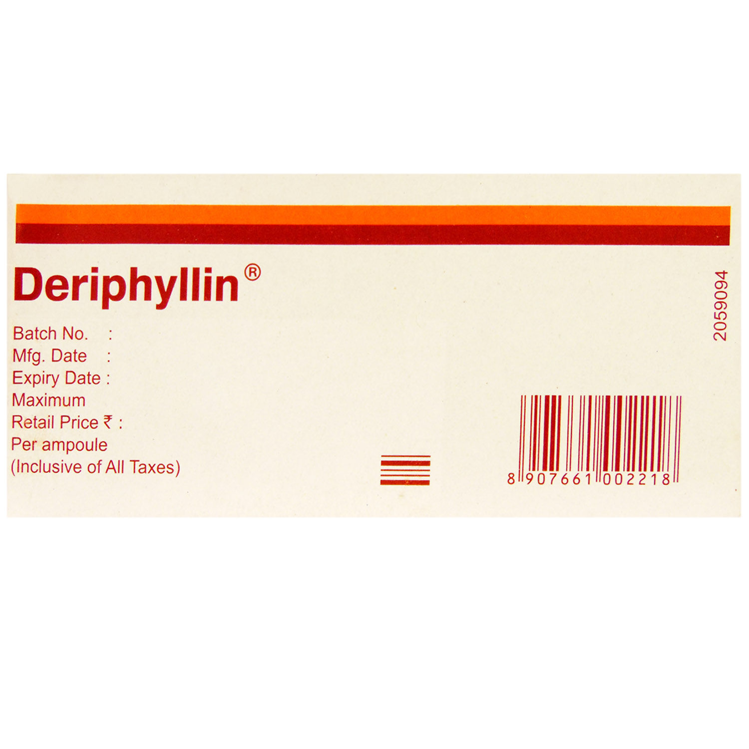 Deriphyllin Injection 10X2 ml Price, Uses, Side Effects, Composition