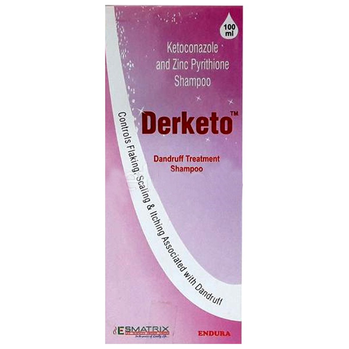 Derketo Dandruff Treatment Shampoo, 100 ml, Pack of 1 