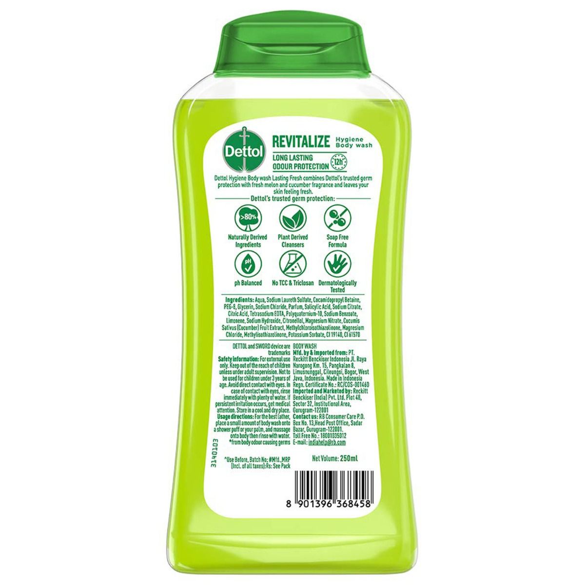 Dettol Revitalize Body Wash, 250 ml Price, Uses, Side Effects